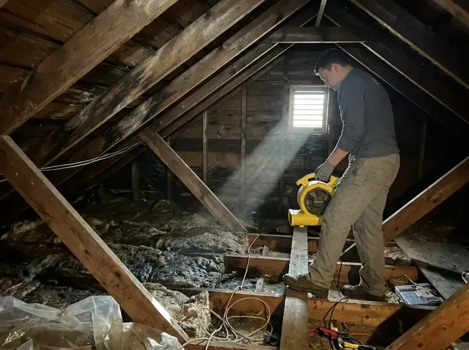 attic-water-damage-drying-proc-007 — frequently asked questions, Emergency Water Extraction & 24/7 Flood Response in Allouez…